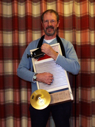 Greg and his finished Washboard